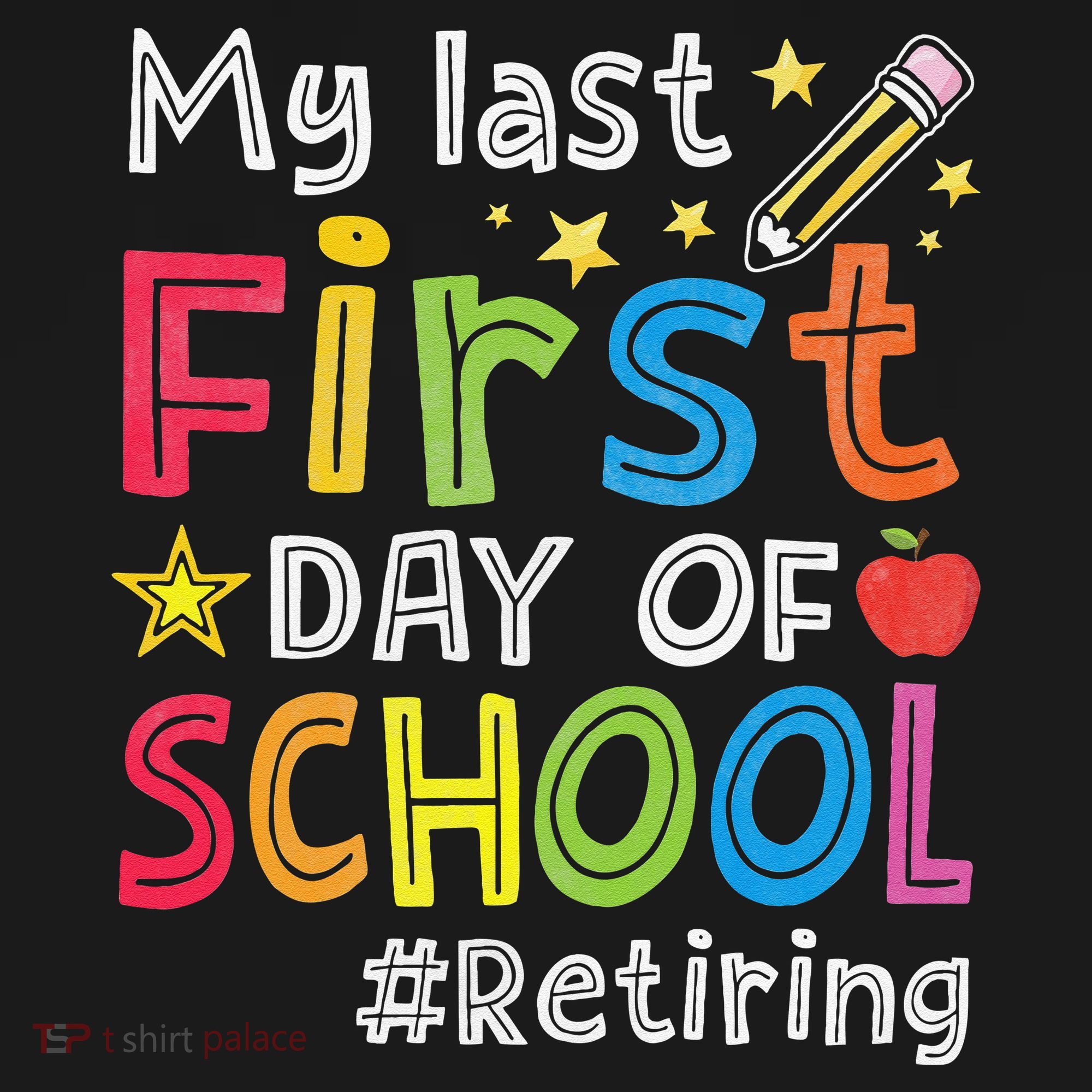 My Last First Day Of School Funny Teachers Retirement Ornament