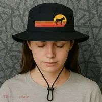 Mule Lover Funny Mule Bucket Hat thumb 3