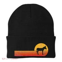 Mule Lover Funny Mule Beanie thumb 0