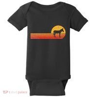 Mule Lover Funny Mule Baby Bodysuit thumb 0
