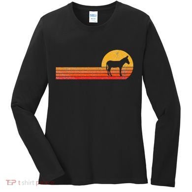 Mule Lover Funny Mule Women's Long Sleeve Shirt