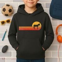 Mule Lover Funny Mule Kids Hoodie thumb 2
