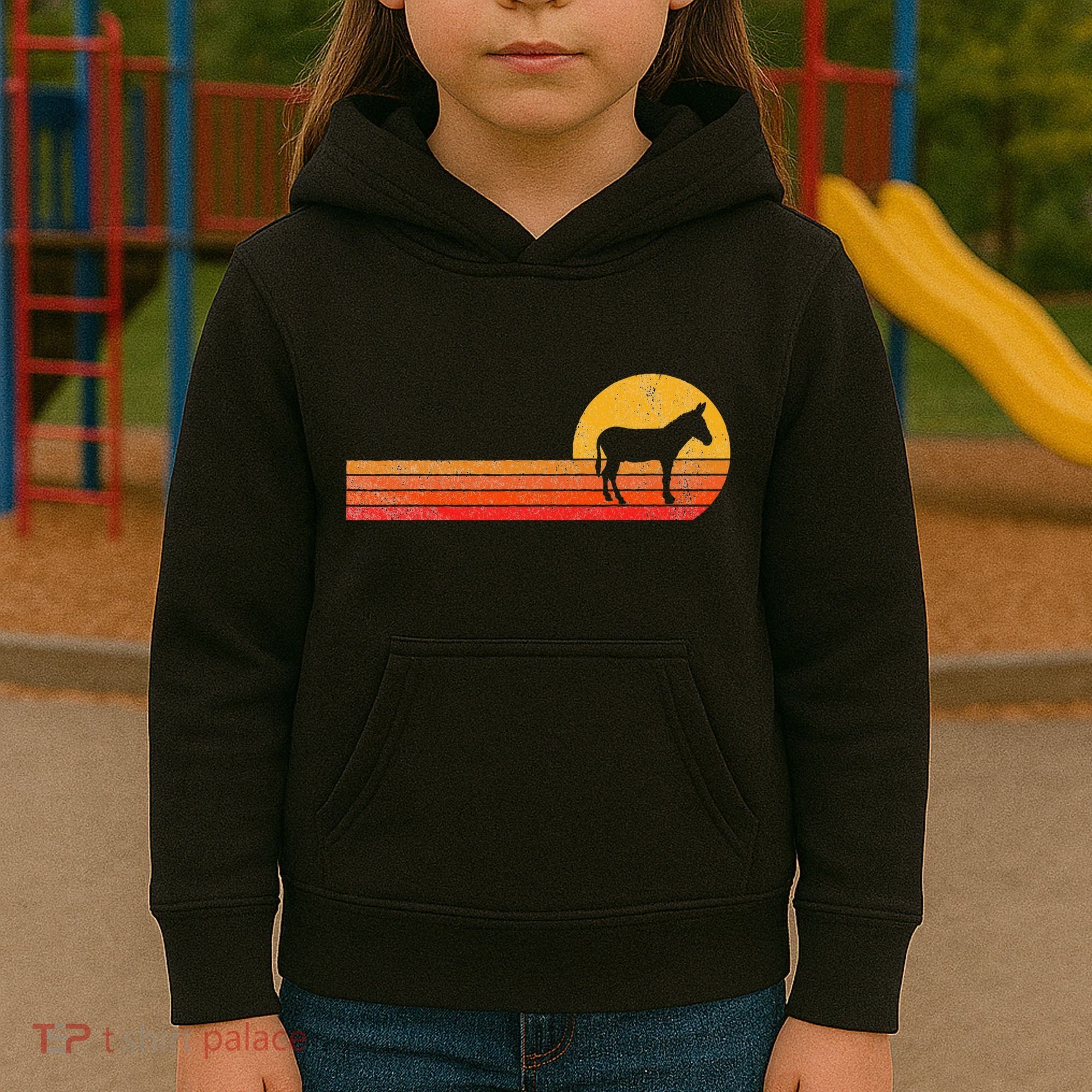 Mule Lover Funny Mule Kids Hoodie