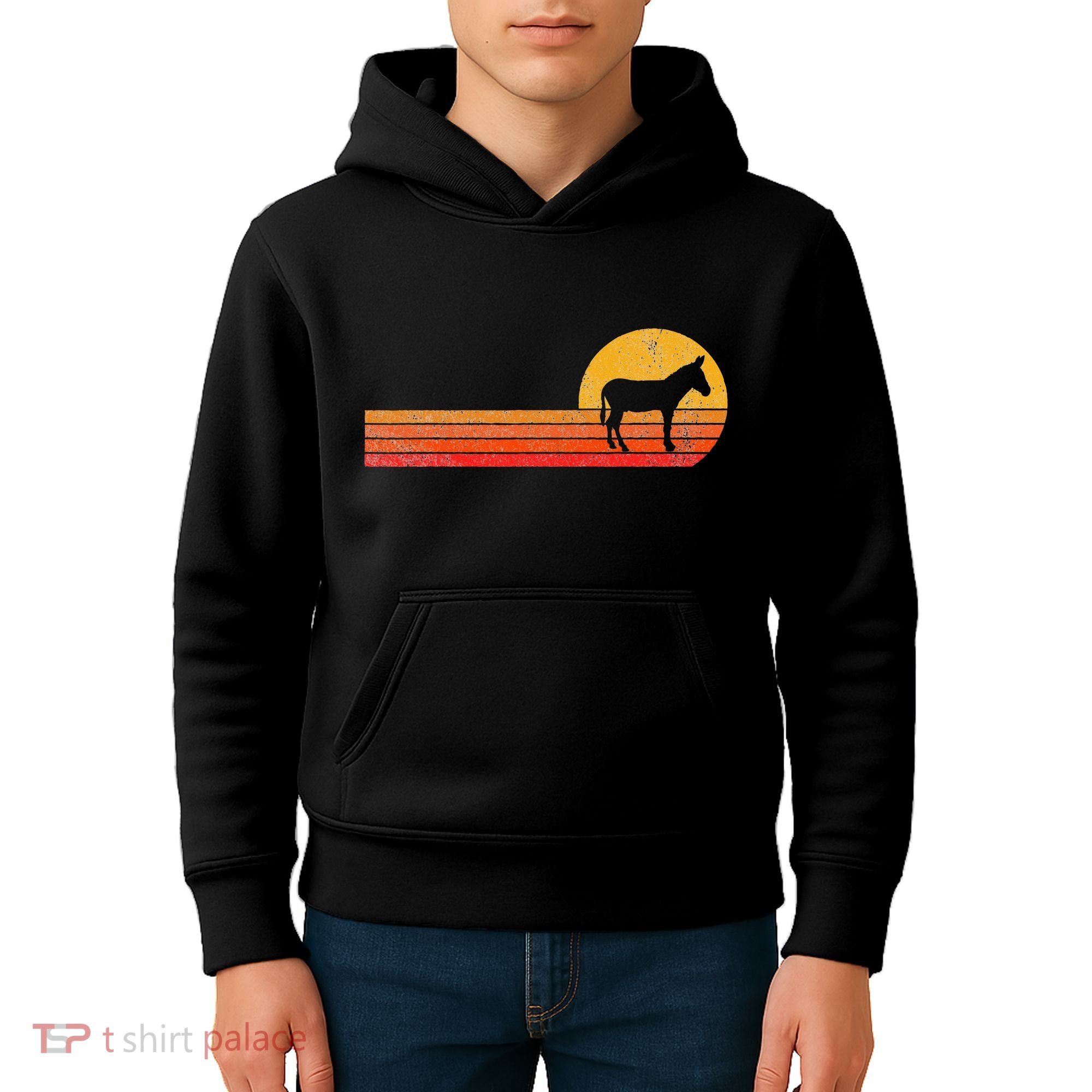 Mule Lover Funny Mule Kids Hoodie