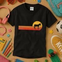 Mule Lover Funny Mule Kids T-Shirt thumb 3