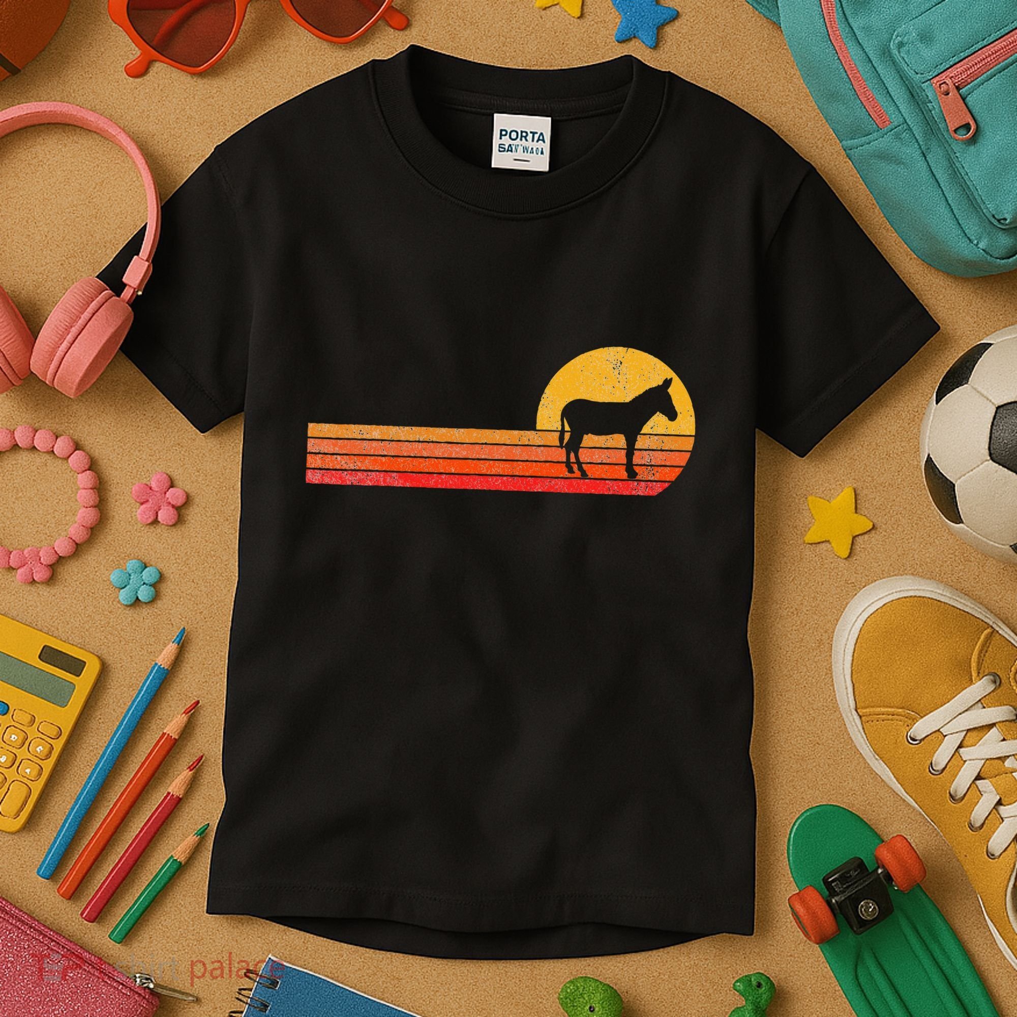 Mule Lover Funny Mule Kids T-Shirt
