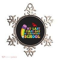 My Last First Day Of Elementary School Back To School Ornament thumb 0