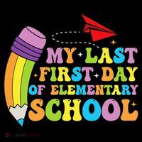 My Last First Day Of Elementary School Back To School Ornament thumb 1