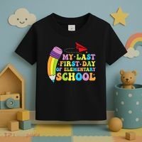 My Last First Day Of Elementary School Back To School Toddler T-Shirt thumb 3