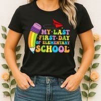 My Last First Day Of Elementary School Back To School Women's T-Shirt thumb 2