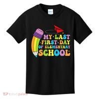 My Last First Day Of Elementary School Back To School Kids T-Shirt thumb 0