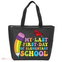 My Last First Day Of Elementary School Back To School Tote Bag thumb 0