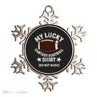 My Lucky Fantasy Football Shirt Do Not Wash Ornament thumb 0
