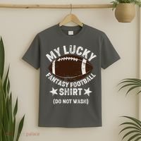 My Lucky Fantasy Football Shirt Do Not Wash T-Shirt thumb 2