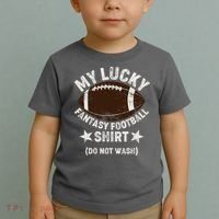 My Lucky Fantasy Football Shirt Do Not Wash Toddler T-Shirt thumb 2