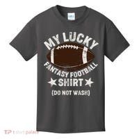 My Lucky Fantasy Football Shirt Do Not Wash Kids T-Shirt thumb 0