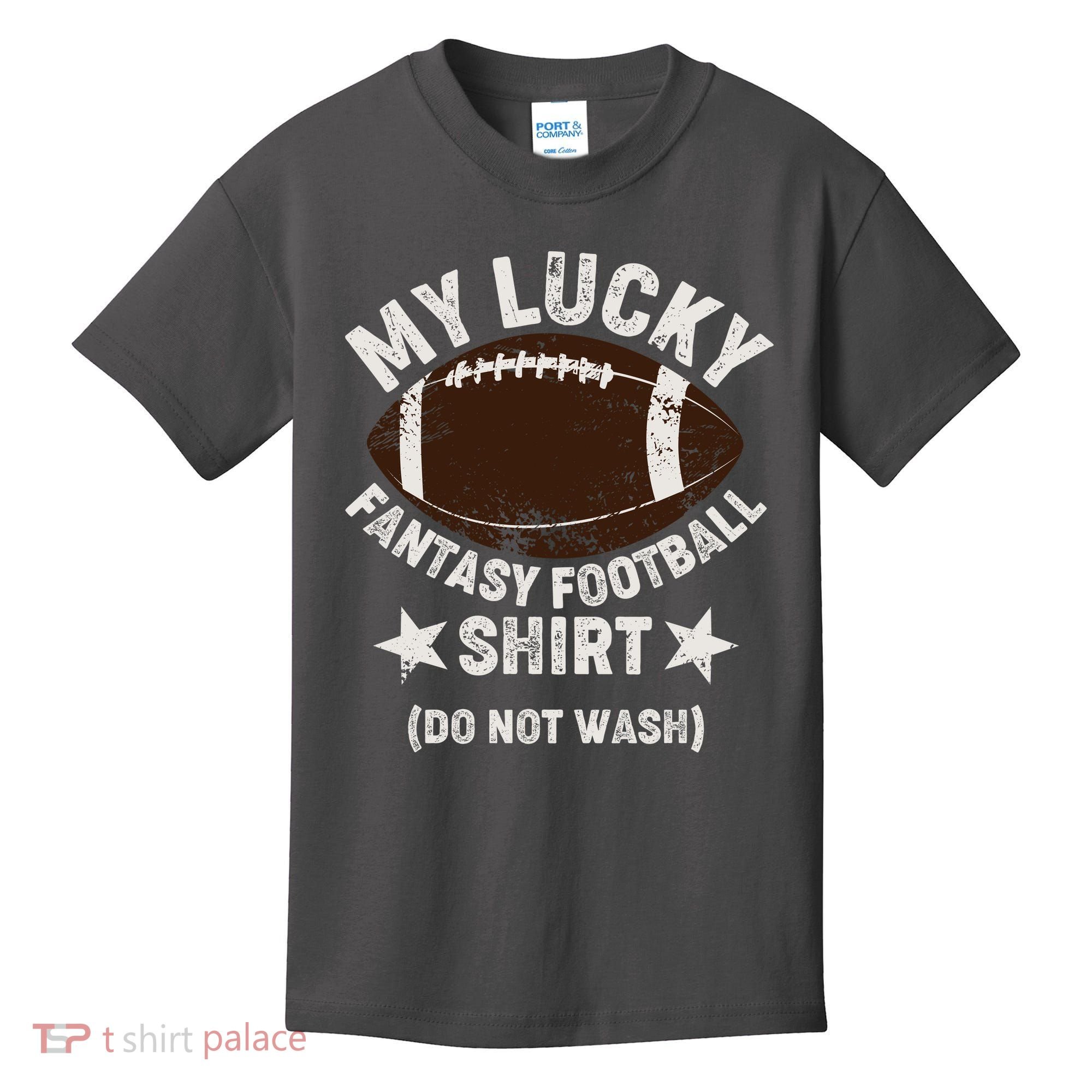 My Lucky Fantasy Football Shirt Do Not Wash Kids T-Shirt