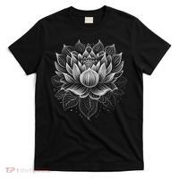 Mandala Lotus Flower Tees For Men Women Girls T-Shirt thumb 0