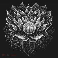 Mandala Lotus Flower Tees For Men Women Girls Mousepad thumb 1