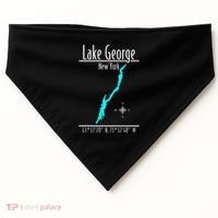 Modern Lake George New York USA-Made Doggie Bandana thumb 0