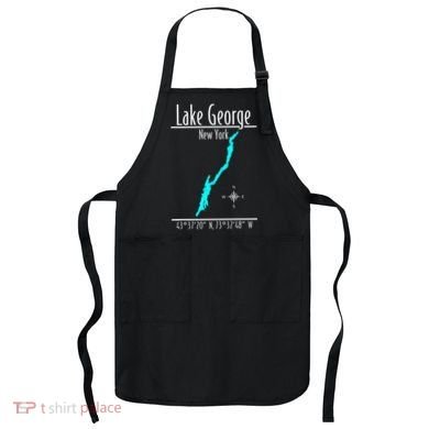 Modern Lake George New York Apron