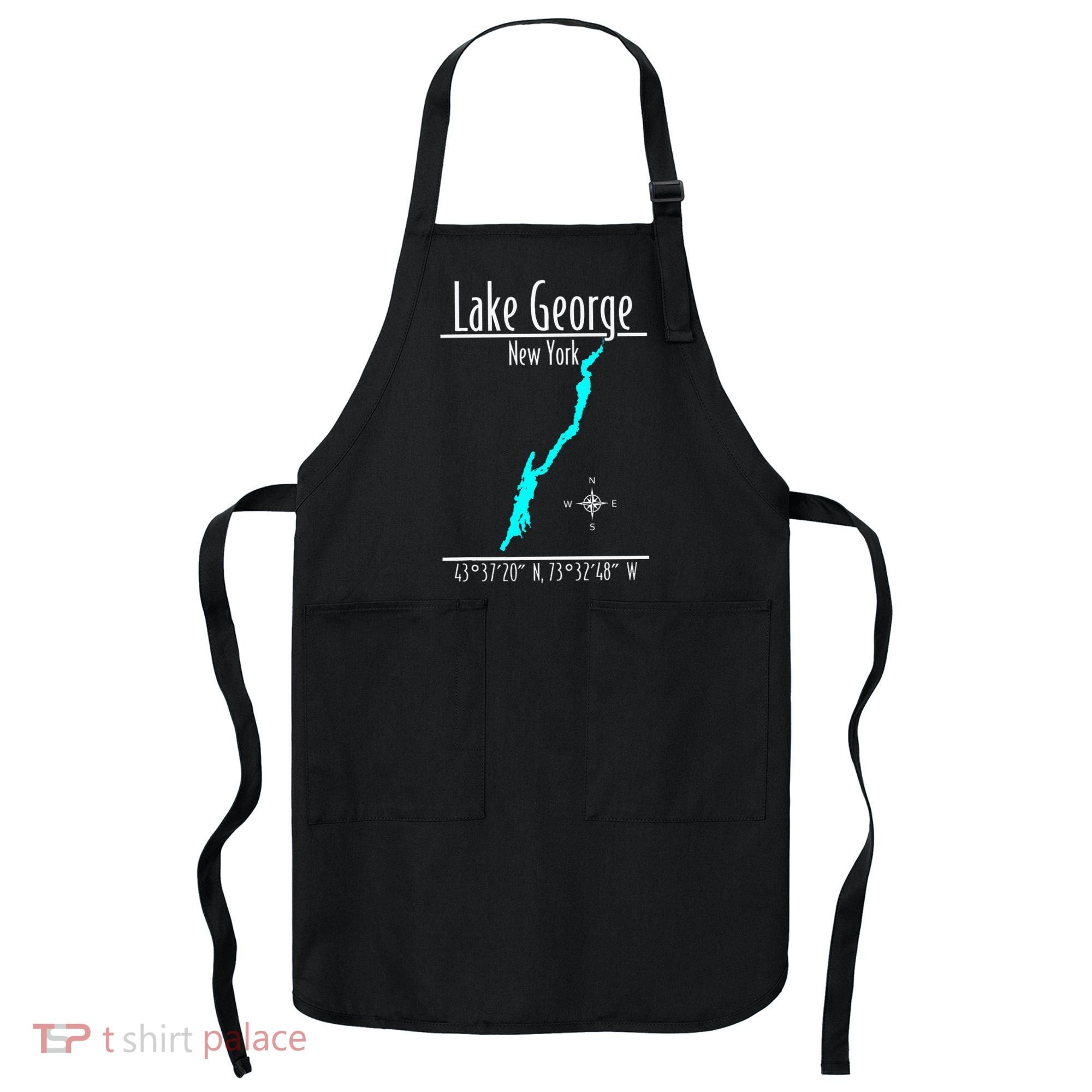Modern Lake George New York Apron