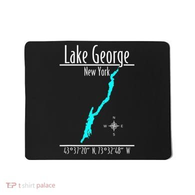 Modern Lake George New York Mousepad