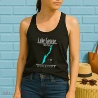 Modern Lake George New York Women's Tank Top thumb 2