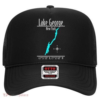 Modern Lake George New York Hat