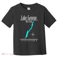 Modern Lake George New York Toddler T-Shirt thumb 0
