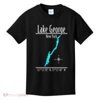 Modern Lake George New York Kids T-Shirt thumb 0