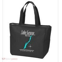Modern Lake George New York Tote Bag thumb 3