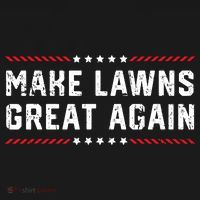 Make Lawns Great Again Lawn Mowing Dad American Flag Ornament thumb 1