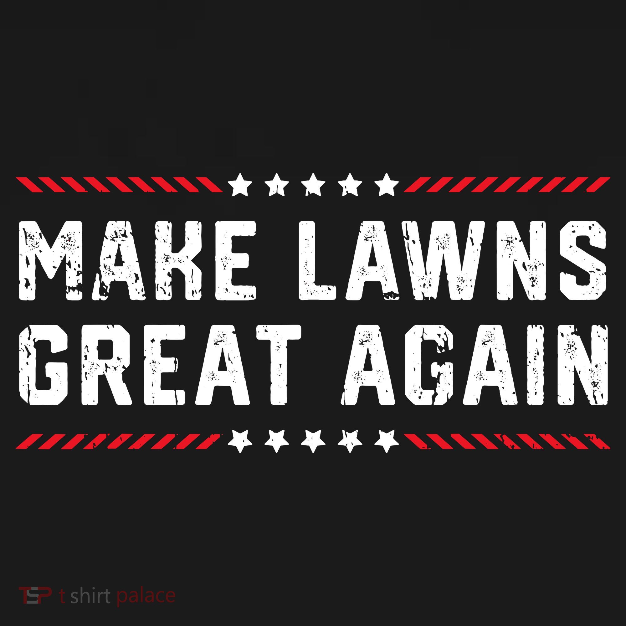Make Lawns Great Again Lawn Mowing Dad American Flag Ornament
