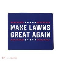 Make Lawns Great Again Lawn Mowing Dad American Flag Mousepad thumb 0