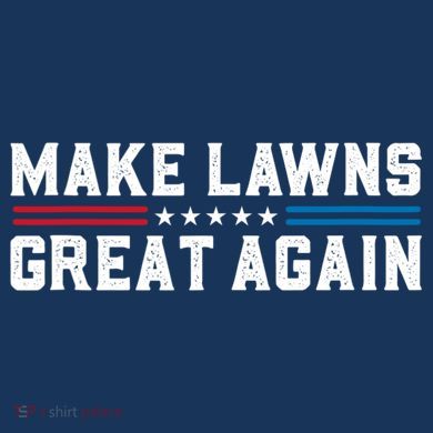 Make Lawns Great Again Ladies Heavyweight Boxy Pullover Hoodie