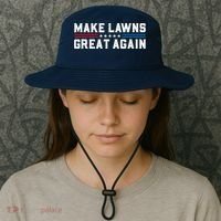Make Lawns Great Again Bucket Hat thumb 3