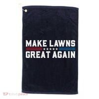 Make Lawns Great Again Golf Towel thumb 0