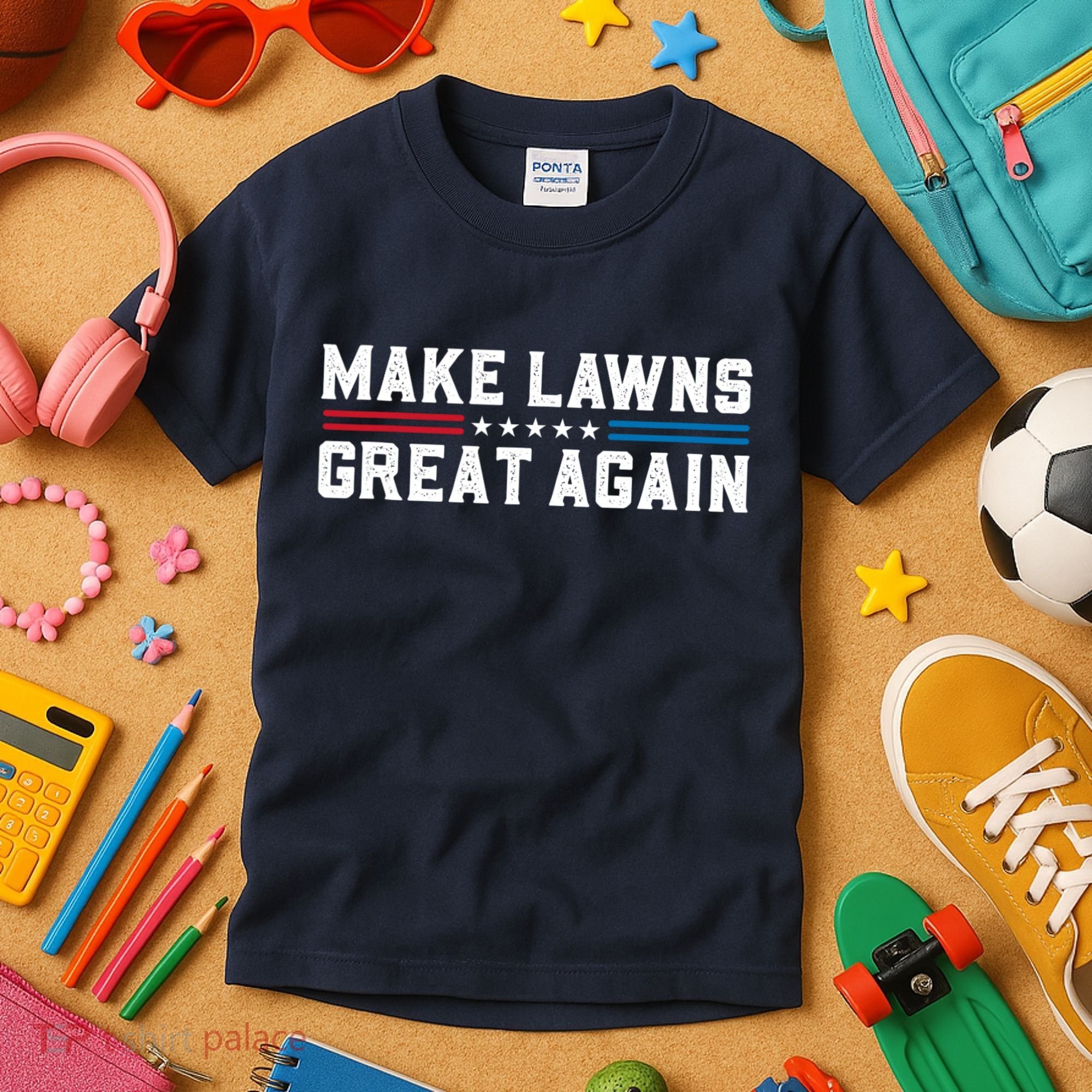 Make Lawns Great Again Kids T-Shirt