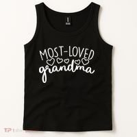 Most Loved Grandma Tank Top thumb 2