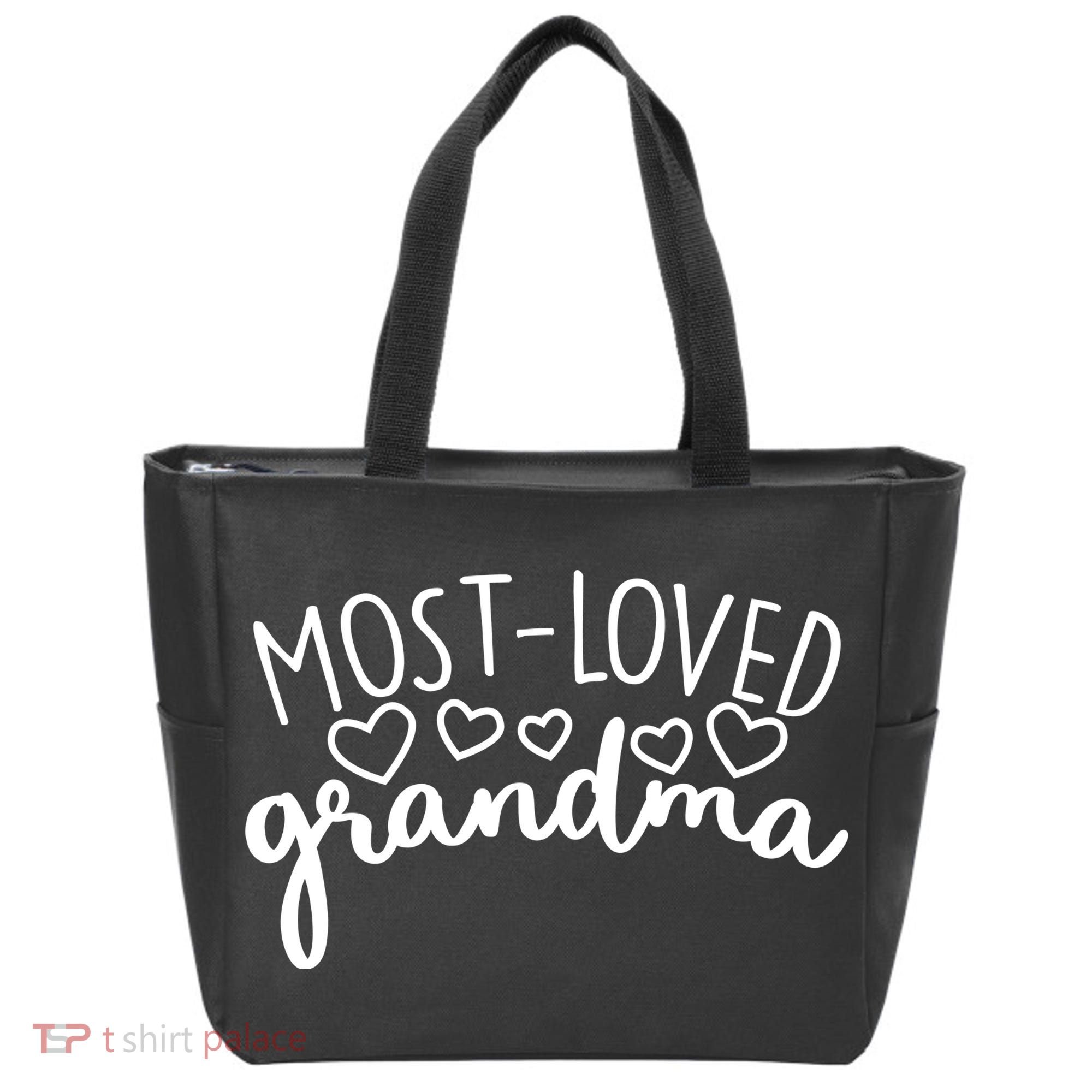 Most Loved Grandma Tote Bag