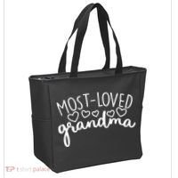 Most Loved Grandma Tote Bag thumb 2