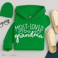 Most Loved Grandma Hoodie thumb 4