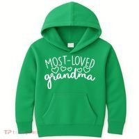 Most Loved Grandma Kids Hoodie thumb 0