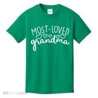 Most Loved Grandma Kids T-Shirt thumb 0