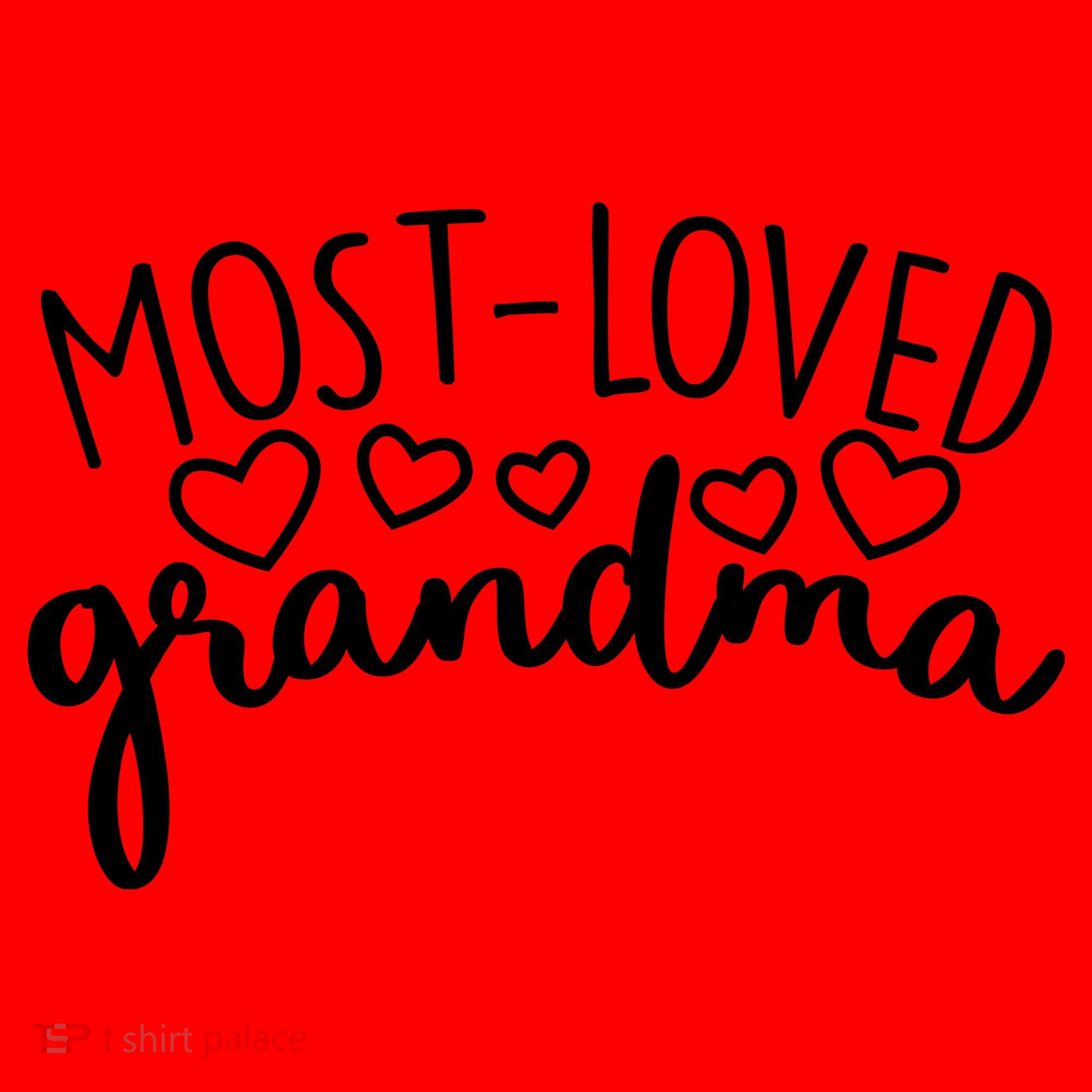 Most Loved Grandma Santa Hat