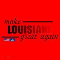 Make Louisiana Great Again Santa Hat thumb 1