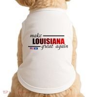 Make Louisiana Great Again Doggie Tank thumb 0