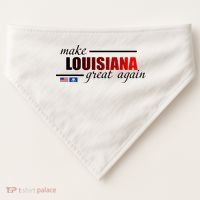 Make Louisiana Great Again USA-Made Doggie Bandana thumb 0