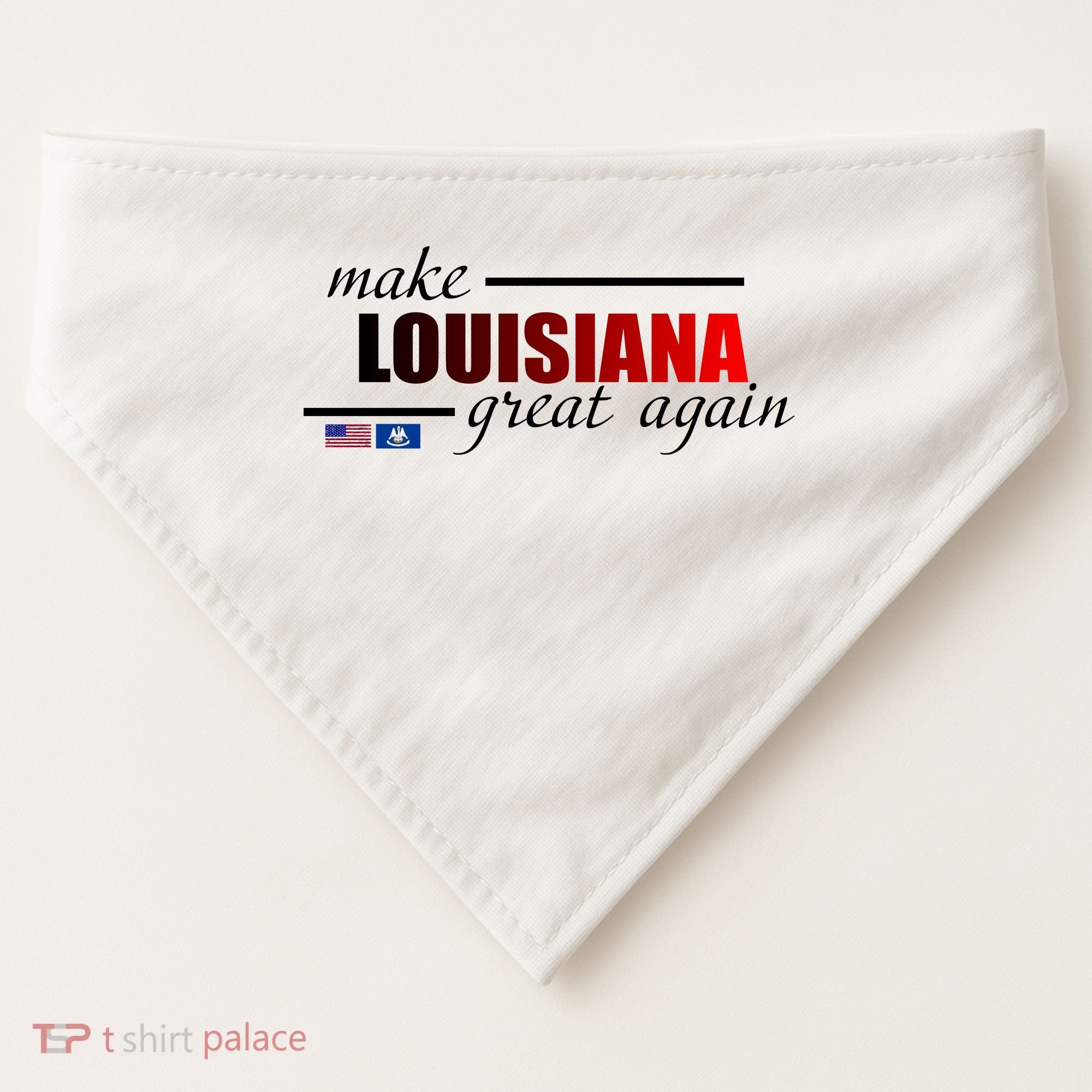 Make Louisiana Great Again USA-Made Doggie Bandana